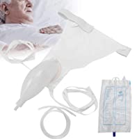 Bolsa de Silicona para Recolección de Orina- Bolsa de Urinario para Incontinencia de Cama de Ancianos Eeutilizable a…